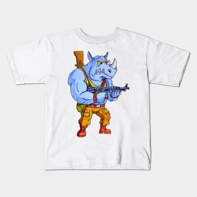 Rocksteady Kids T-Shirt by tabslabred